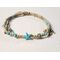 Starfish Ankle Bracelet Turquoise